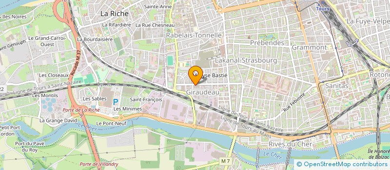 localisation de l'entreprise MONSIEUR NICOLAS BLAIS  TOURS