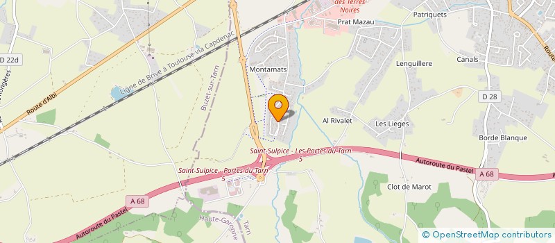 localisation de l'entreprise MONSIEUR NICOLAS BLAIVIE à SAINT-SULPICE-LA-POINTE