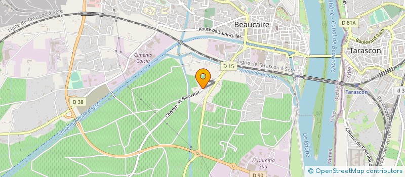 localisation de l'entreprise MONSIEUR NICOLAS BLANC à BEAUCAIRE