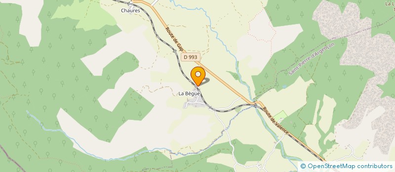 localisation de l'entreprise MONSIEUR NICOLAS BLANC  LA BEAUME