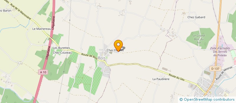 localisation de l'entreprise MONSIEUR NICOLAS BLANC  BOIS