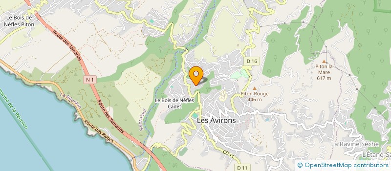 localisation de l'entreprise MONSIEUR NICOLAS BLANC  LES AVIRONS