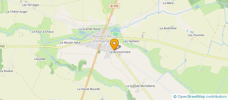 localisation de l'entreprise MONSIEUR NICOLAS BLANC DE LANAUTE  NOUANS-LES-FONTAINES