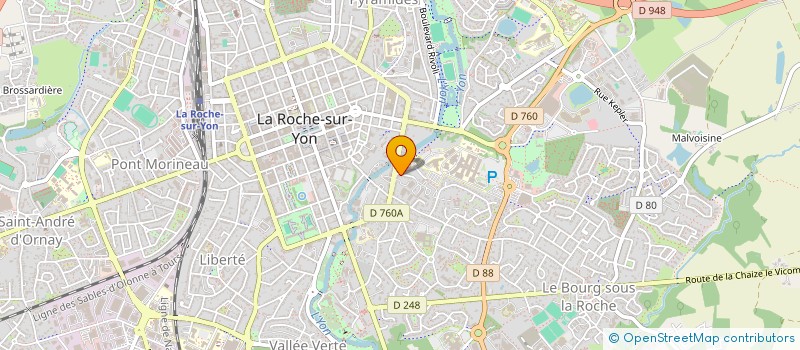 localisation de l'entreprise MONSIEUR NICOLAS BLANCHARD à LA ROCHE-SUR-YON
