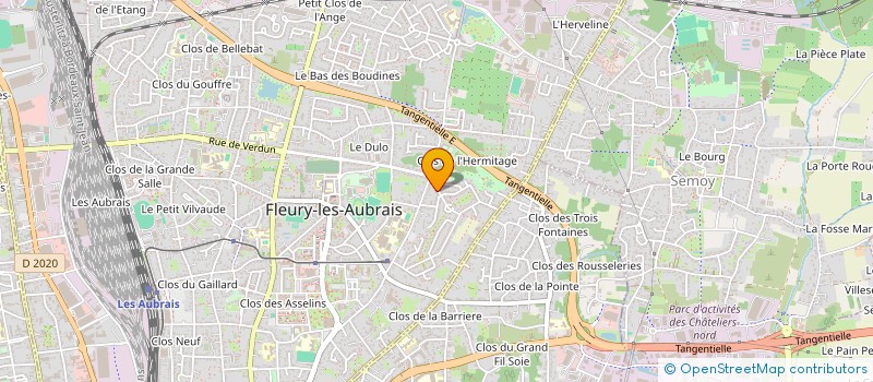 localisation de l'entreprise MONSIEUR NICOLAS BLANCHET à FLEURY-LES-AUBRAIS