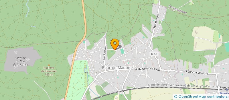 localisation de l'entreprise MONSIEUR NICOLAS BLASER  BOURRON-MARLOTTE