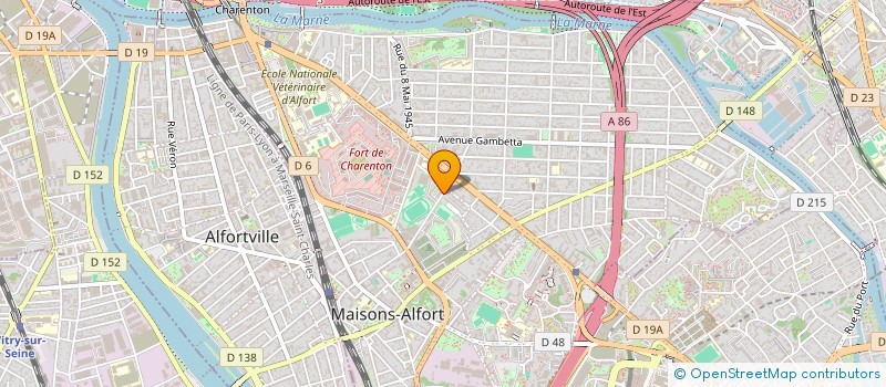 localisation de l'entreprise MONSIEUR NICOLAS BLAU  MAISONS-ALFORT