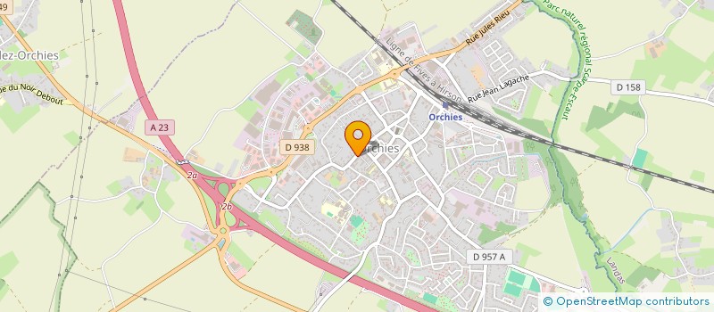 localisation de l'entreprise MONSIEUR NICOLAS BLAUWART  ORCHIES