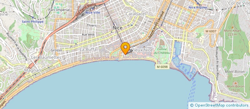 localisation de l'entreprise MONSIEUR NICOLAS BLAZICEVIC à NICE