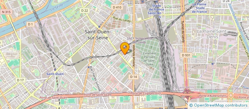 localisation de l'entreprise MONSIEUR NICOLAS BLESCHET à SAINT-OUEN-SUR-SEINE