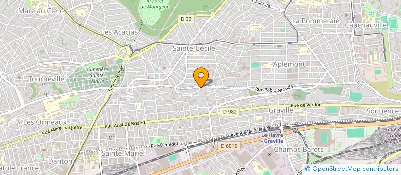 localisation de l'entreprise MONSIEUR NICOLAS BLIN  LE HAVRE