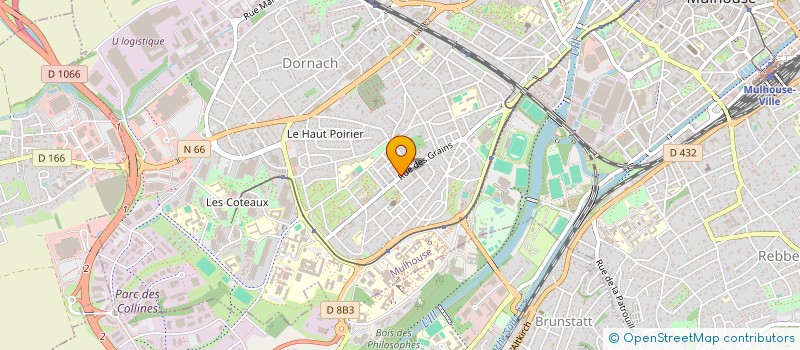 localisation de l'entreprise MONSIEUR NICOLAS BLIND  MULHOUSE