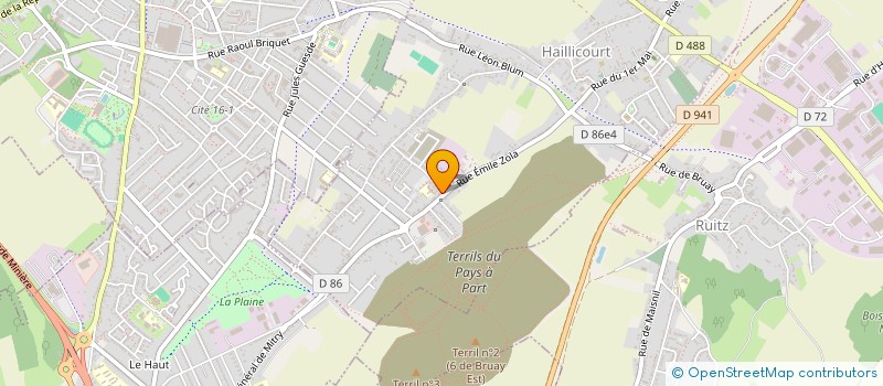 localisation de l'entreprise MONSIEUR NICOLAS BLOND  HAILLICOURT