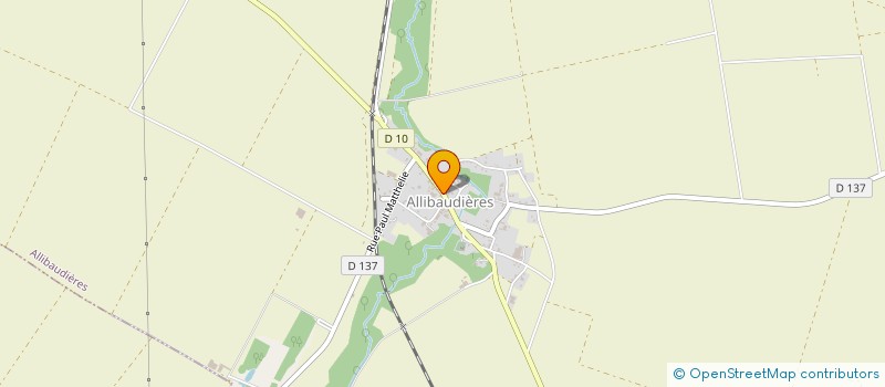 localisation de l'entreprise MONSIEUR NICOLAS BLONDELOT  ALLIBAUDIERES