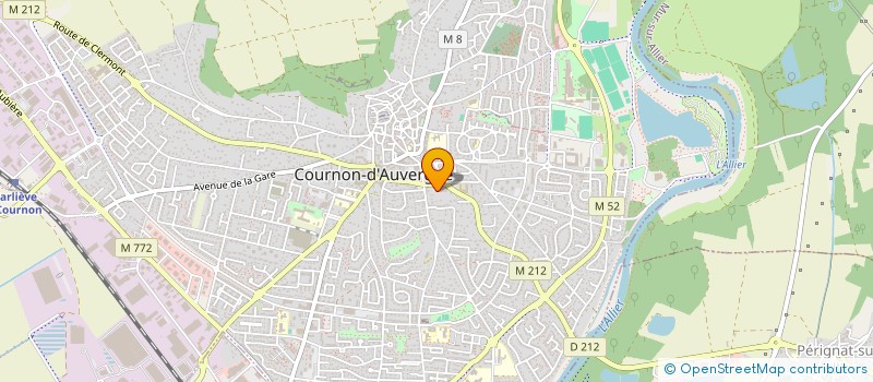 localisation de l'entreprise MONSIEUR NICOLAS BLOT  COURNON-D'AUVERGNE