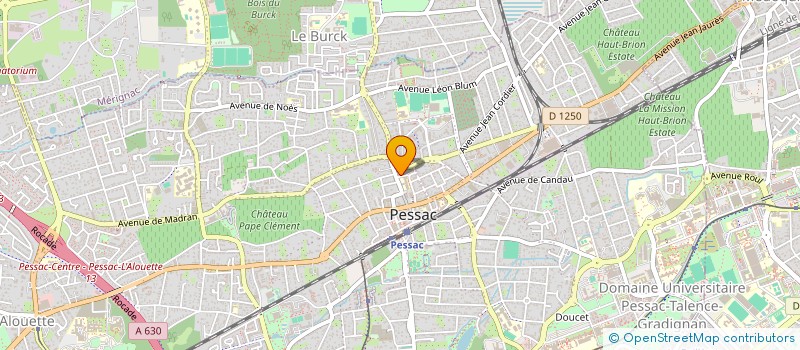 localisation de l'entreprise MONSIEUR NICOLAS BLOUIN à PESSAC