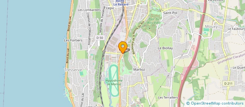 localisation de l'entreprise MONSIEUR NICOLAS BLOY  AIX-LES-BAINS