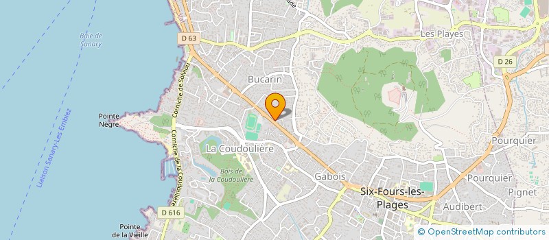 localisation de l'entreprise MONSIEUR NICOLAS BOCCALETTI à SIX-FOURS-LES-PLAGES