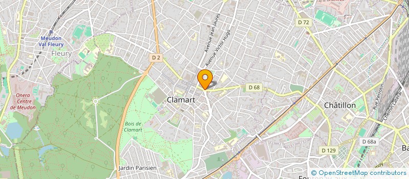 localisation de l'entreprise MONSIEUR NICOLAS BOCQUET à CLAMART