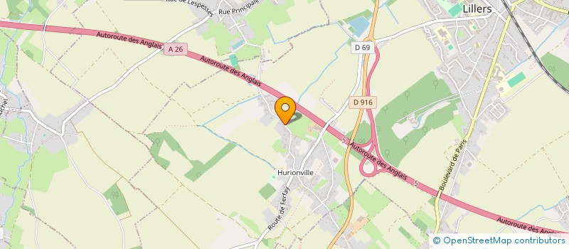 localisation de l'entreprise MONSIEUR NICOLAS BODART  LILLERS