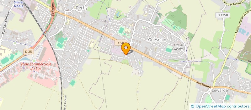 localisation de l'entreprise MONSIEUR NICOLAS BODOUX  GUESNAIN