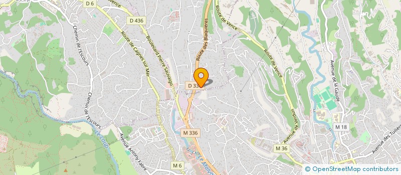 localisation de l'entreprise MONSIEUR NICOLAS BOERI à SAINT-PAUL-DE-VENCE