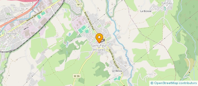 localisation de l'entreprise MONSIEUR NICOLAS BOEUF  SAINT-PAUL-EN-JAREZ