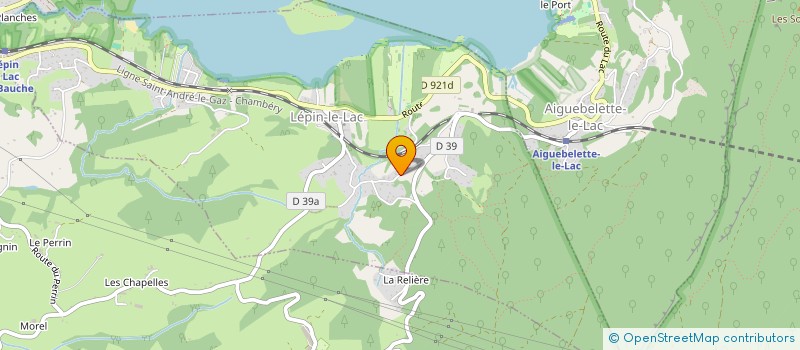 localisation de l'entreprise MONSIEUR NICOLAS BOFFANO  LEPIN-LE-LAC