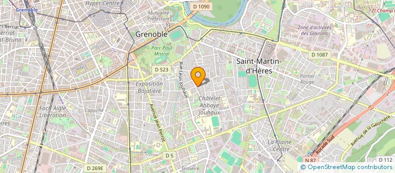 localisation de l'entreprise MONSIEUR NICOLAS BOHERE à GRENOBLE