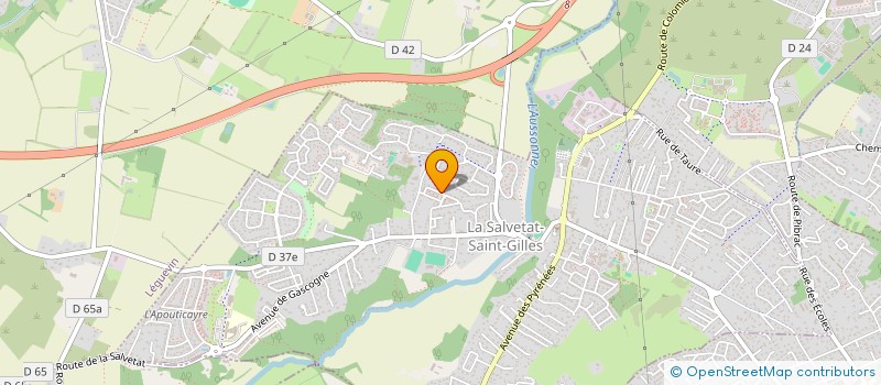 localisation de l'entreprise MONSIEUR NICOLAS BOILLOT  LA SALVETAT-SAINT-GILLES