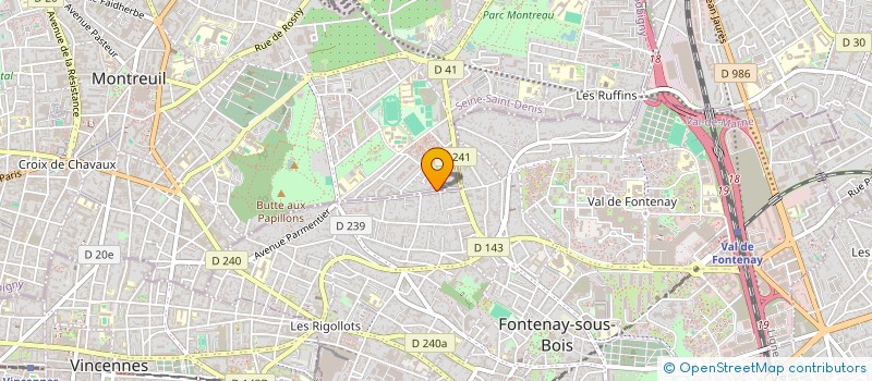 localisation de l'entreprise MONSIEUR NICOLAS BOISSEAU à MONTREUIL
