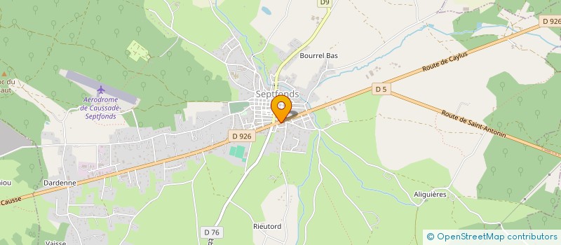 localisation de l'entreprise MONSIEUR NICOLAS BOISSIERES  SEPTFONDS