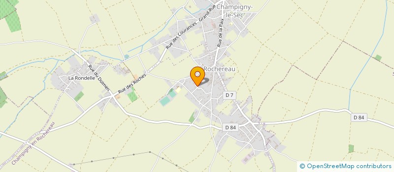 localisation de l'entreprise MONSIEUR NICOLAS BOISSONNADE  CHAMPIGNY EN ROCHEREAU