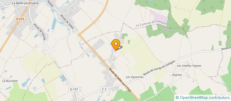 localisation de l'entreprise MONSIEUR NICOLAS BOISVIN  SASSAY