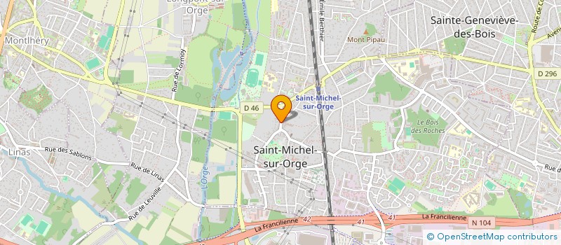 localisation de l'entreprise MONSIEUR NICOLAS BOITEAU  SAINT-MICHEL-SUR-ORGE