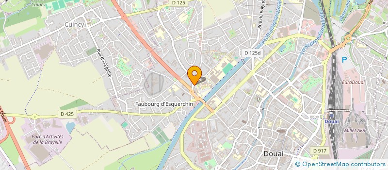 localisation de l'entreprise MONSIEUR NICOLAS BOLDO  DOUAI