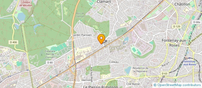 localisation de l'entreprise MONSIEUR NICOLAS BOMPARD à CLAMART
