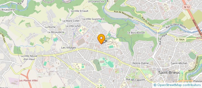 localisation de l'entreprise MONSIEUR NICOLAS BON à SAINT-BRIEUC