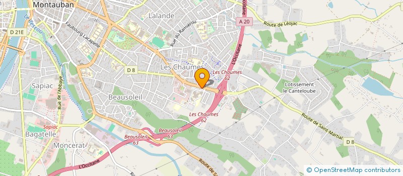 localisation de l'entreprise MONSIEUR NICOLAS BONHOMME à MONTAUBAN