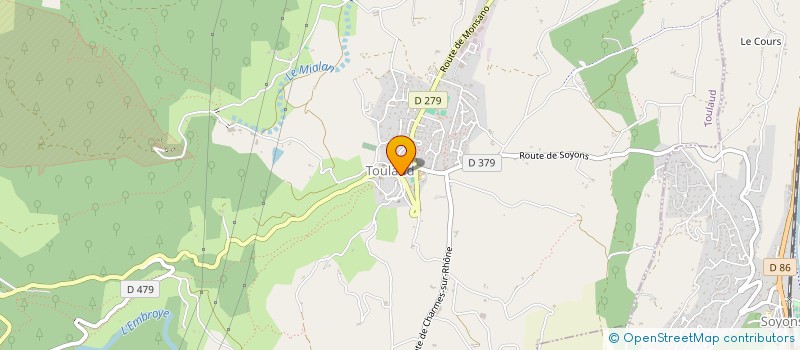 localisation de l'entreprise MONSIEUR NICOLAS BONINGUES à TOULAUD