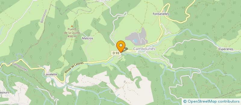 localisation de l'entreprise MONSIEUR NICOLAS BONNAFOUS  CAMBOUNES