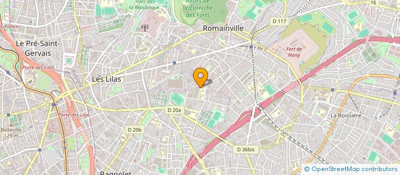 localisation de l'entreprise MONSIEUR NICOLAS BONNAIRE à BAGNOLET