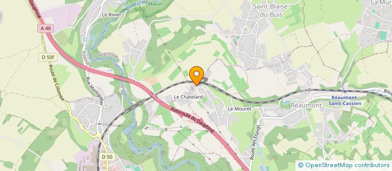 localisation de l'entreprise MONSIEUR NICOLAS BONNARDEL  REAUMONT