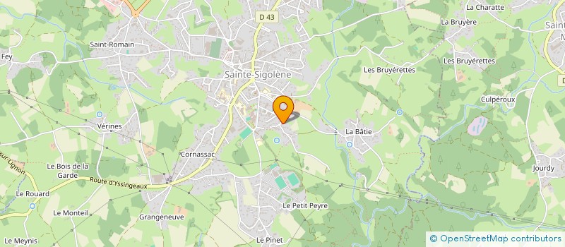 localisation de l'entreprise MONSIEUR NICOLAS BONNAVION  SAINTE-SIGOLENE