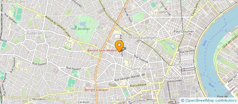 localisation de l'entreprise MONSIEUR NICOLAS BONNET  BORDEAUX