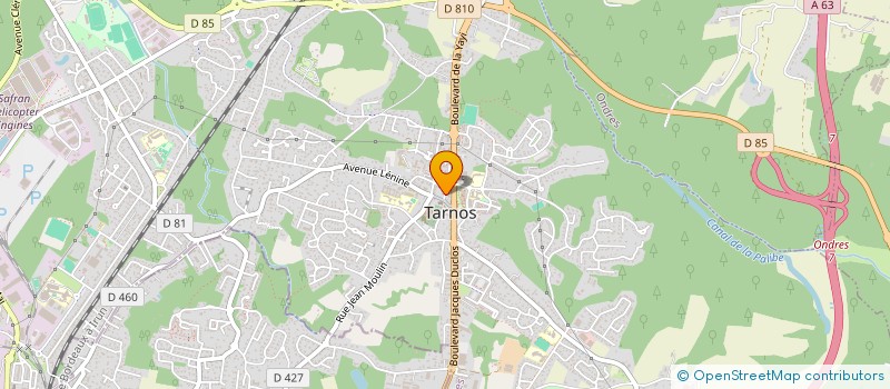 localisation de l'entreprise MONSIEUR NICOLAS BONNET  BOUCAU