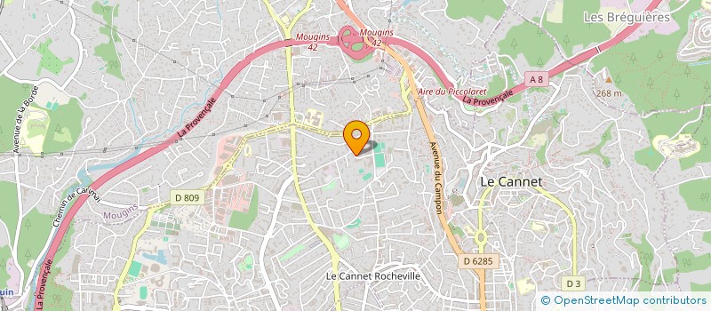 localisation de l'entreprise MONSIEUR NICOLAS BONNOR à CANNES