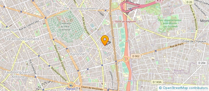 localisation de l'entreprise MONSIEUR NICOLAS BONVOISIN  PARIS