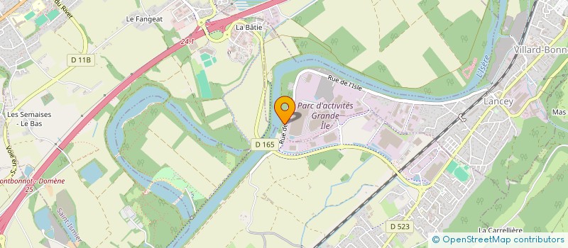 localisation de l'entreprise MONSIEUR NICOLAS BONY  VILLARD-BONNOT