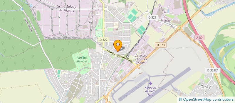 localisation de l'entreprise MONSIEUR NICOLAS BONZON  TAVAUX